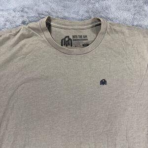 INTO THE AM Basic Tee Branded Brown Olive Capsule Minimalist Everyday Layering